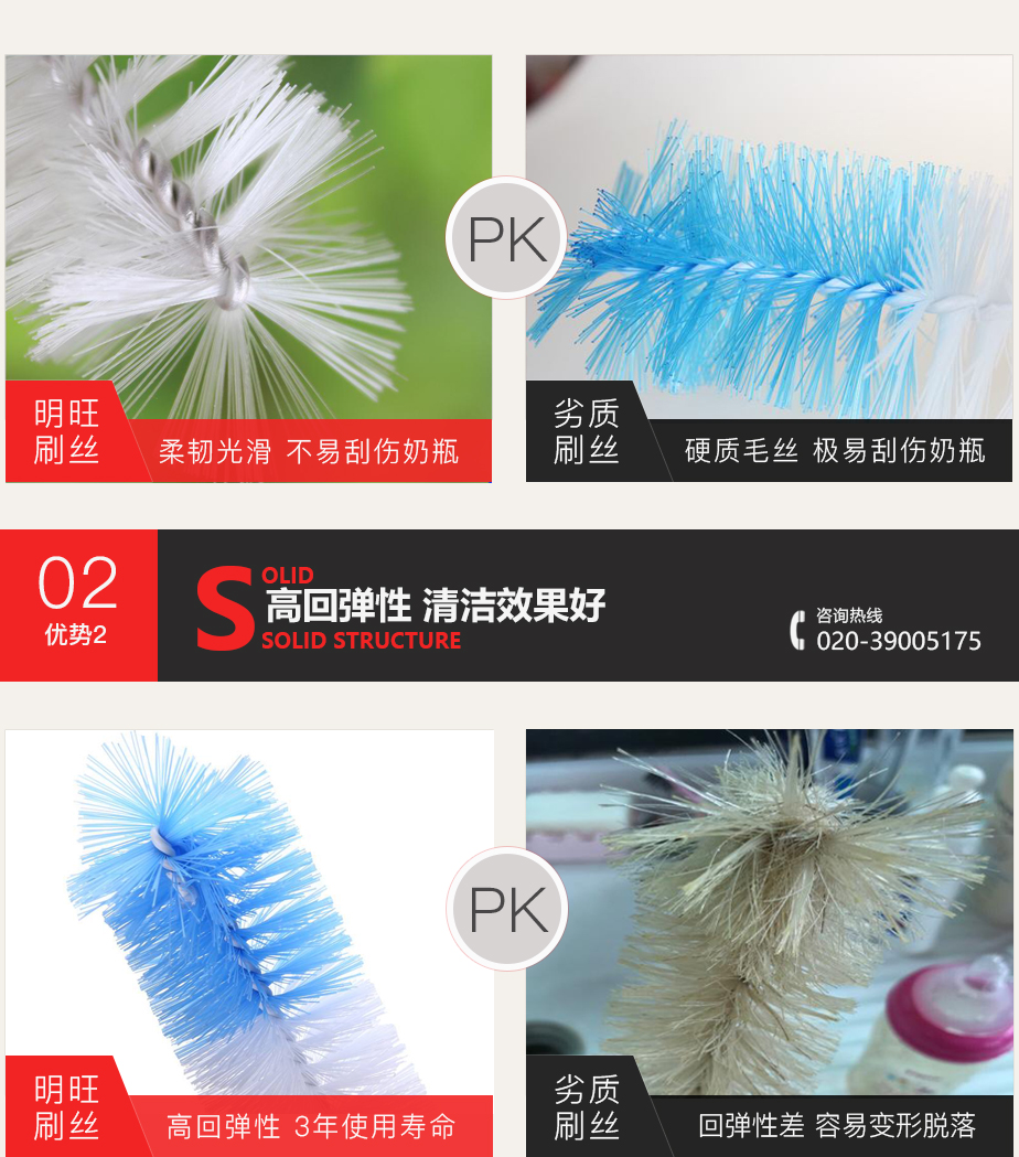 軟毛刷用的尼龍絲是什么材質(zhì)？[明旺]